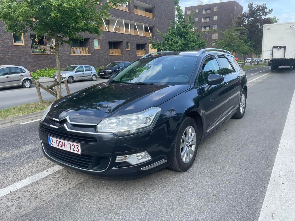 Citroën C5 1.6HDI 2011 Navi/Airco, Auto's, Citroën, Voorwielaandrijving, Euro 5, Stof, Zwart