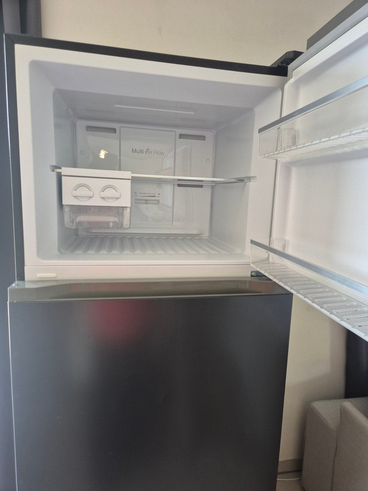 frigo met diepvries, Ophalen
