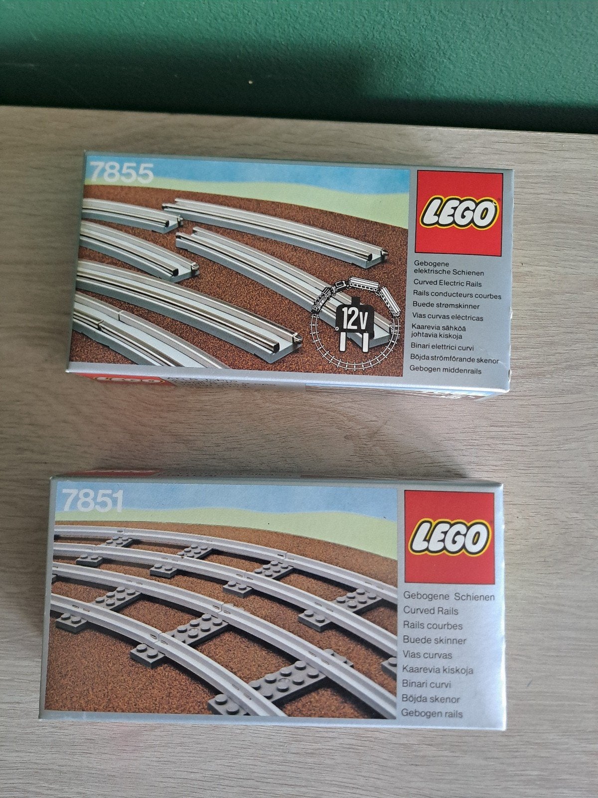 Vintage Lego 1980 7851 7855 Curved Rails New and sealed, Enlèvement, Lego