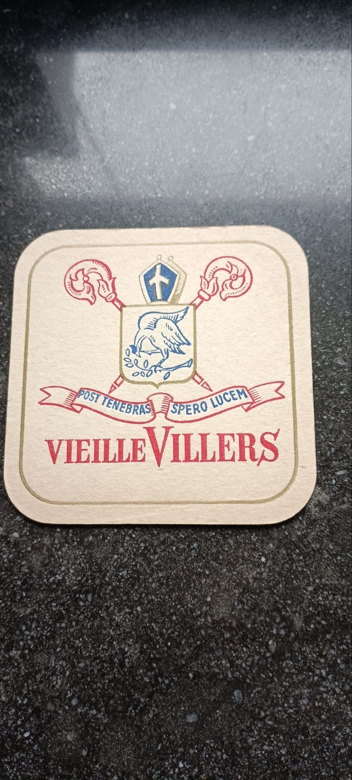 Oud bierviltje vieille Villers br. VAN ASSCHE liezele, Verzamelen, Ophalen of Verzenden