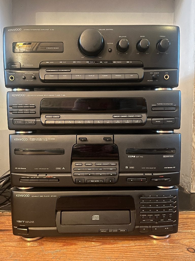Chaîne stéréo Kenwood, Enlèvement, Comme neuf, Deck cassettes ou Lecteur-enregistreur de cassettes, Autres marques