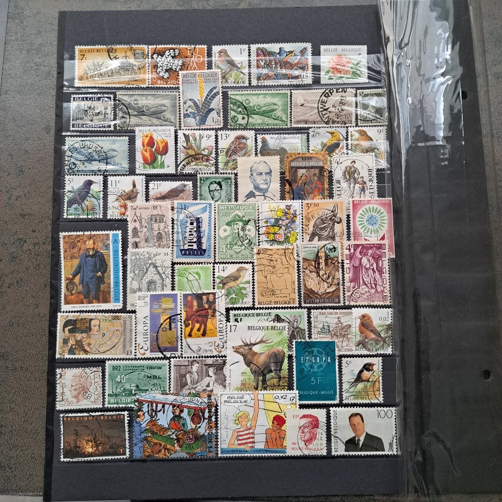 Timbres de Belgique, Enlèvement ou Envoi, Affranchi