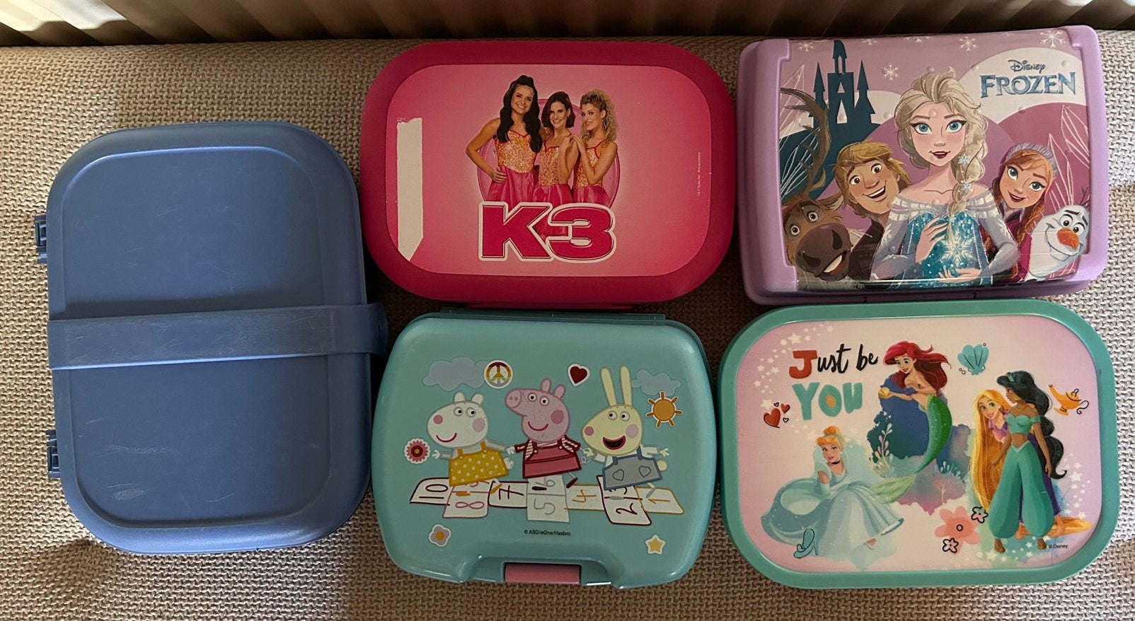 5 Lunchboxen voor kinderen, Ophalen of Verzenden, Zo goed als nieuw