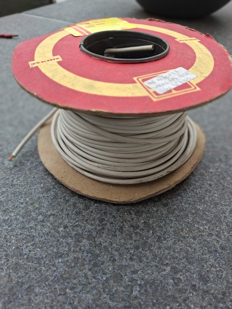 Kabel op rol 8 core 100m, Bricolage & Construction, Électricité & Câbles, Enlèvement, Comme neuf, Autres marques, Câble ou Fil électrique