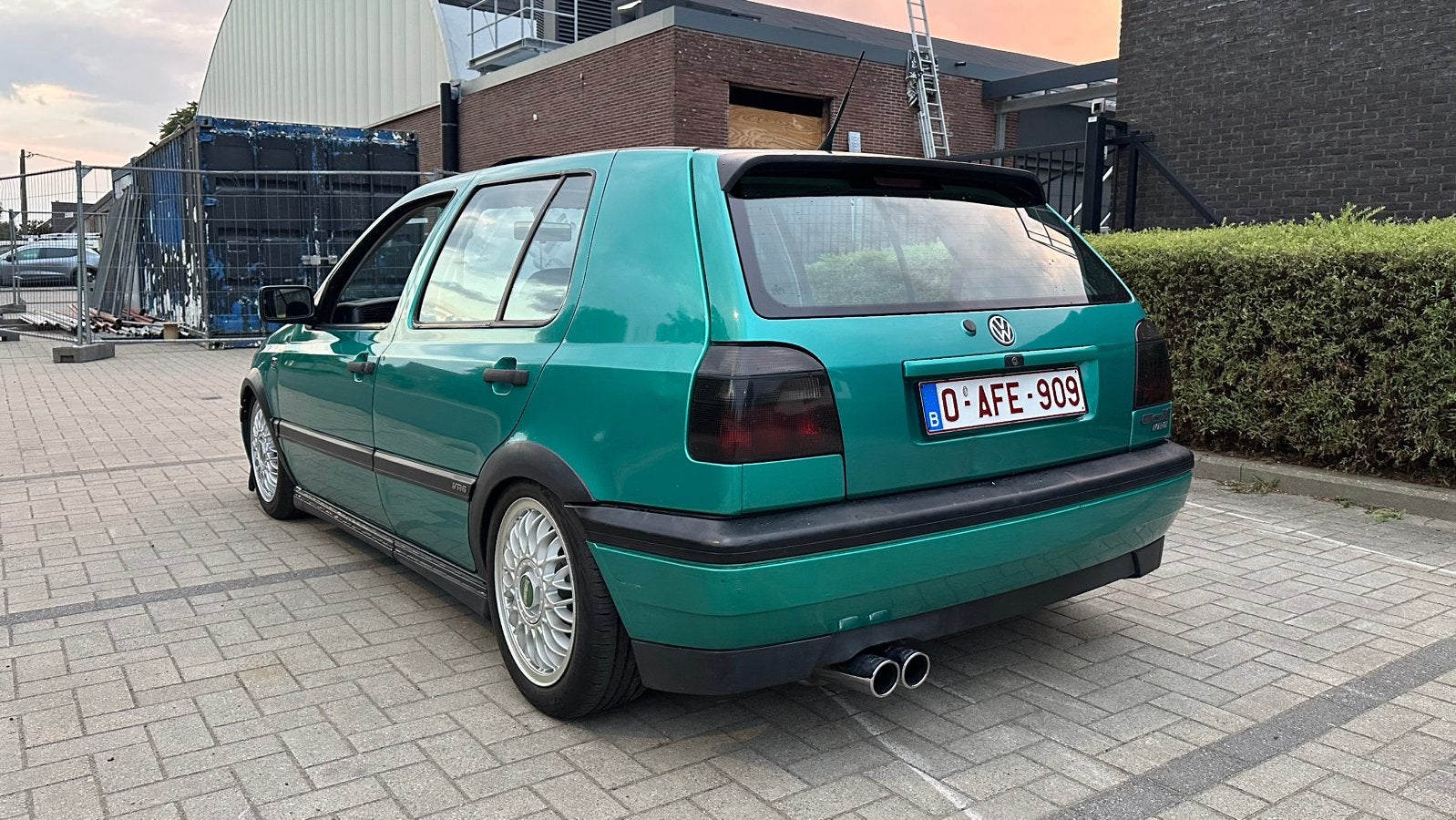 VW Golf VR6 - Oldtimer - Supersprint, BBS, AP, Auto's, Volkswagen, Voorwielaandrijving, Stof, Zwart, 128 kW