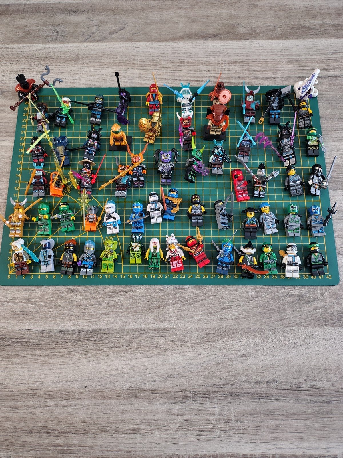 Lot +-60 Figurines Ninja Compatible Lego, Enlèvement ou Envoi, Utilisé
