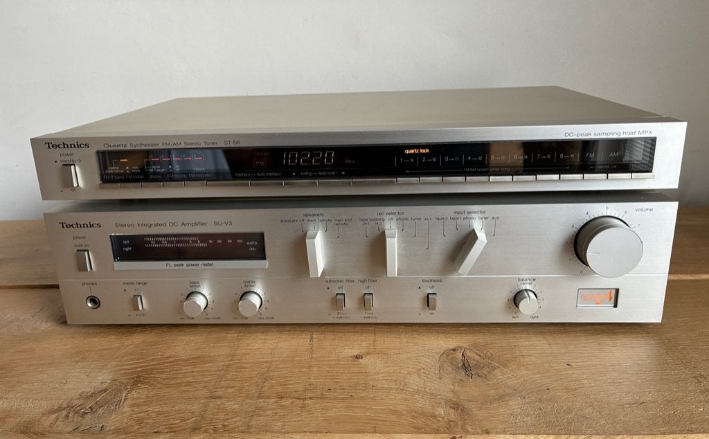 Technics Klasse A versterker + tuner, Audio, Tv en Foto, Gebruikt, 60 tot 120 watt, Stereo, Ophalen