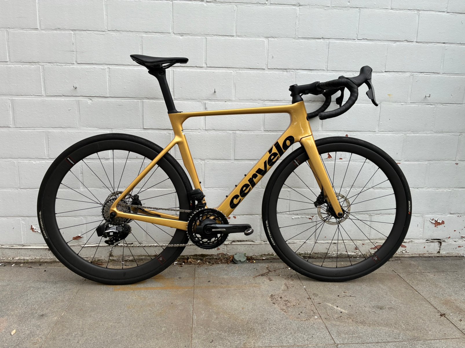 Cervélo Soloist L56 Gold SRAM FORCE, Ophalen, Carbon, Heren, Zo goed als nieuw