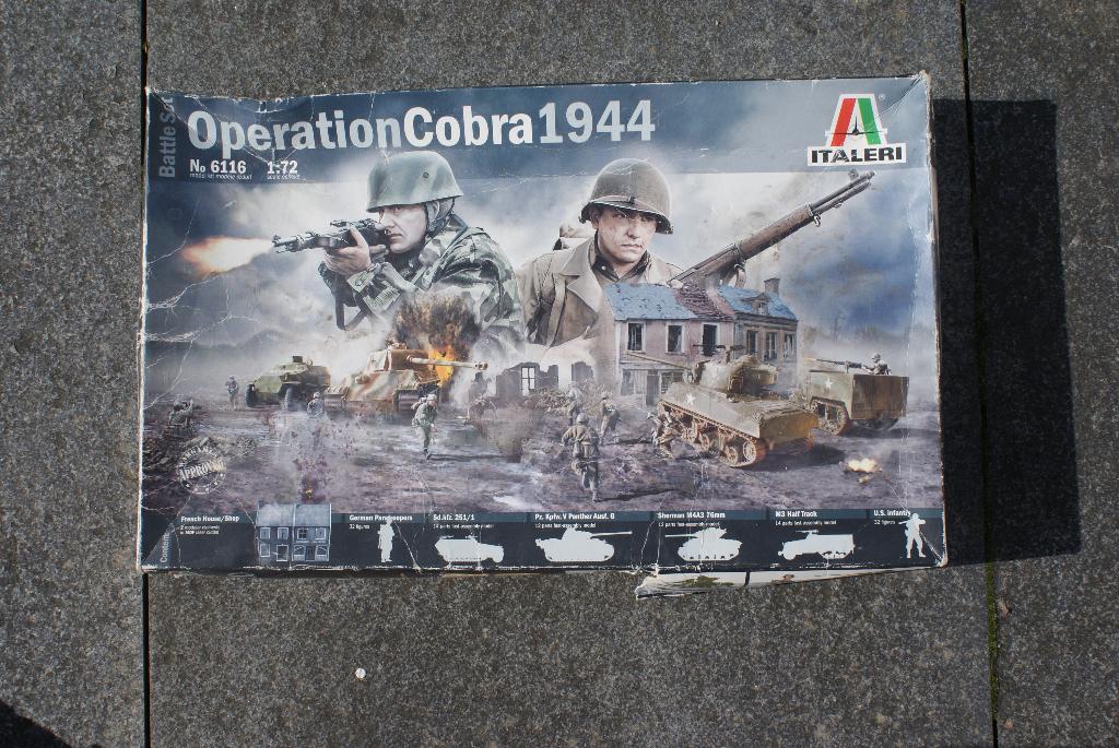 Italeri - Operation Cobra 1944 - 1/72, 1:50 ou moins, Tank, Comme neuf, Italeri