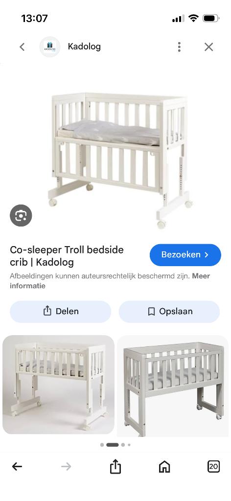 Cosleeper troll, Kinderen en Baby's, Babywiegjes en Ledikanten, Ophalen, Gebruikt, Ledikant