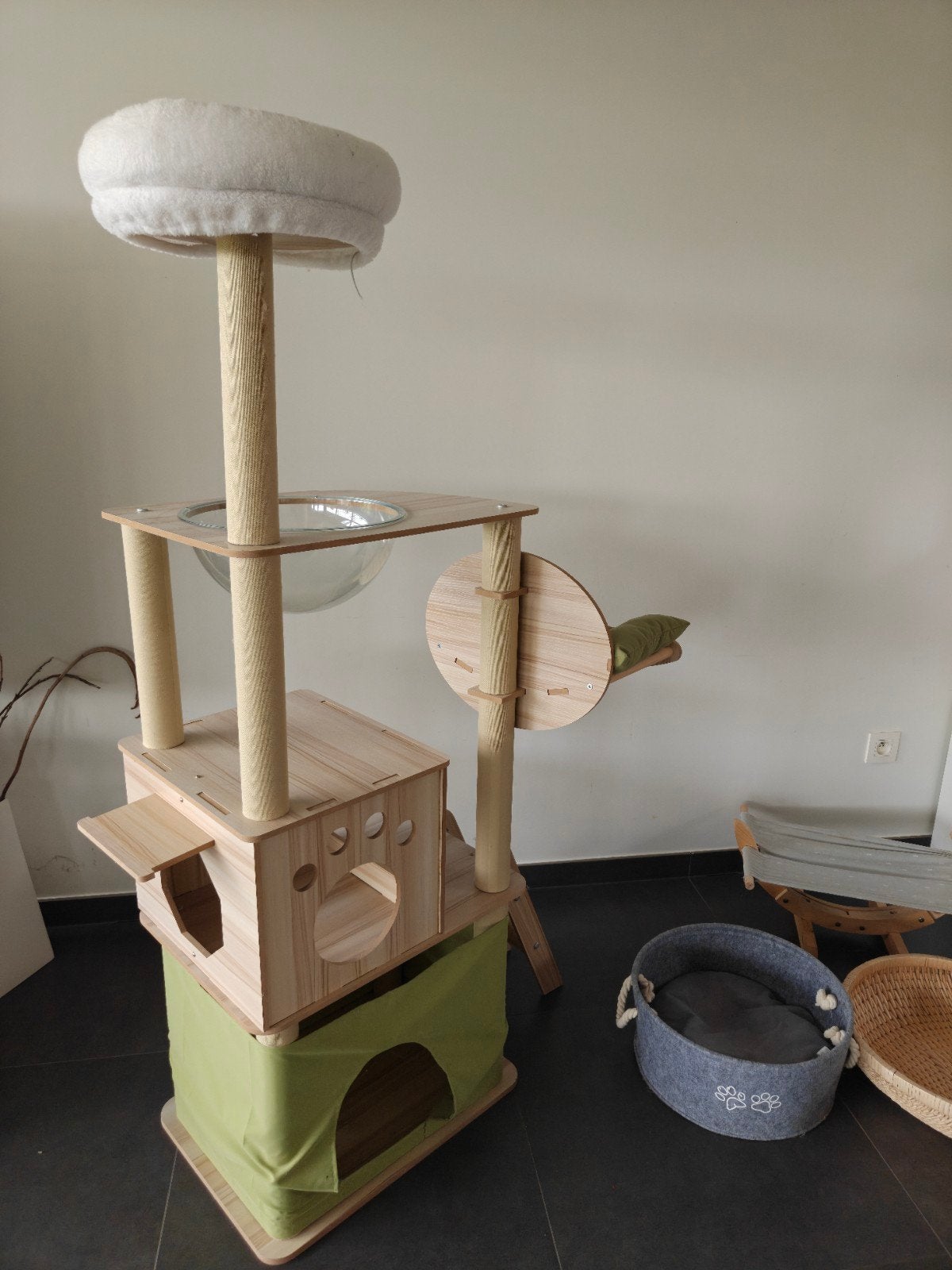 Katten toren, Ophalen, Zo goed als nieuw, Krabpaal