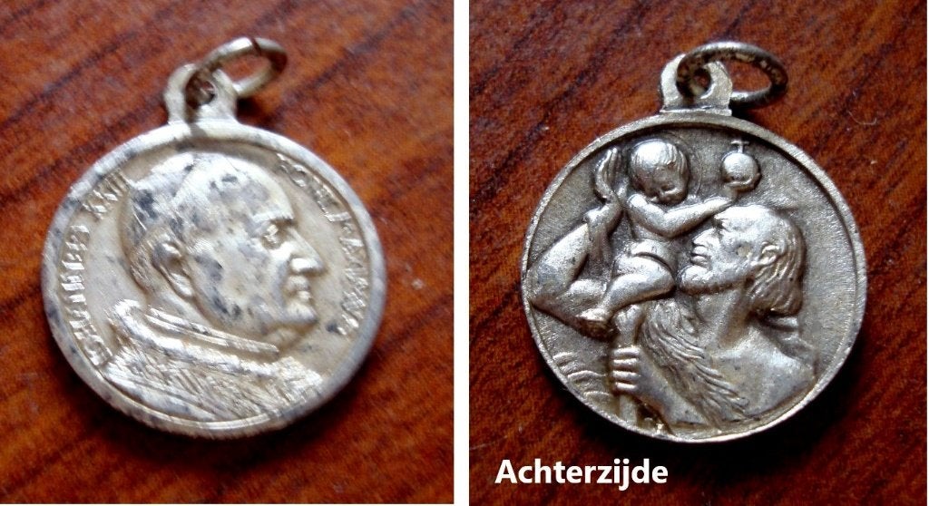 Medaille met paus Joannes XXIII Pont Max, Verzenden, Gebruikt, Overige typen, Christendom | Katholiek