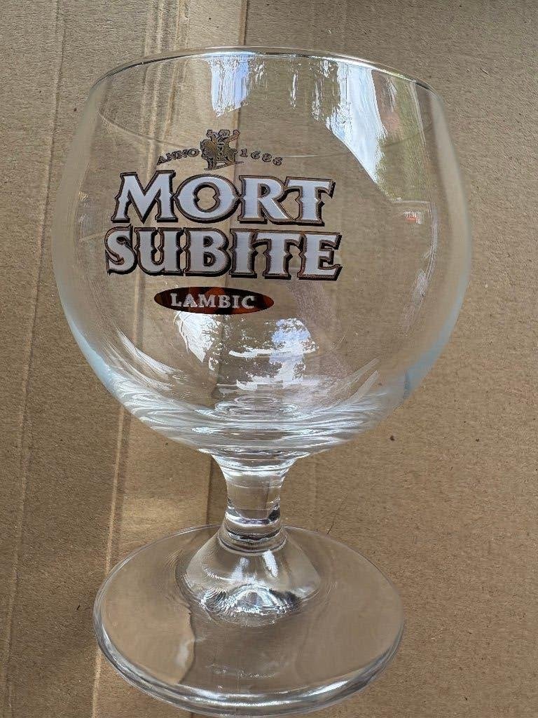 Mort Subite Lambic (17 glazen), Ophalen, Nieuw, Glas of Glazen, Overige merken
