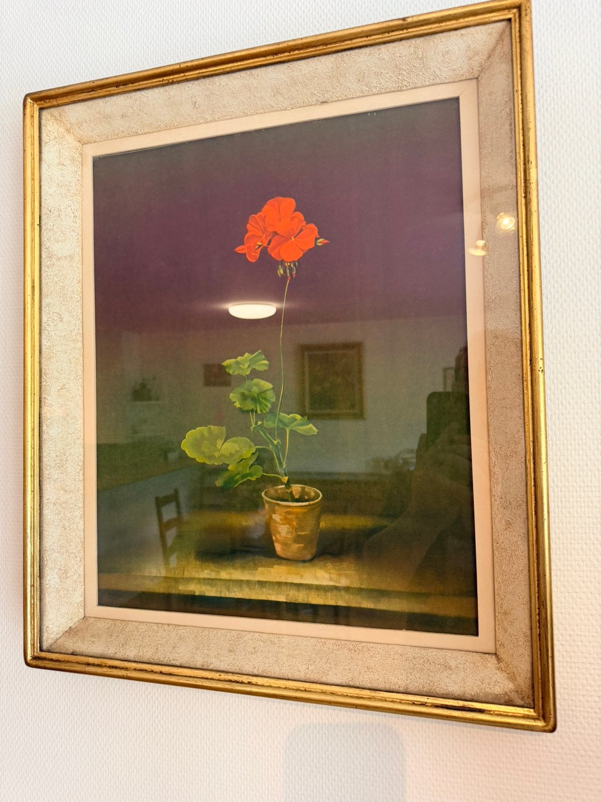 Zeer decoratief muurschilderij, Antiek en Kunst, Ophalen, Bloemen
