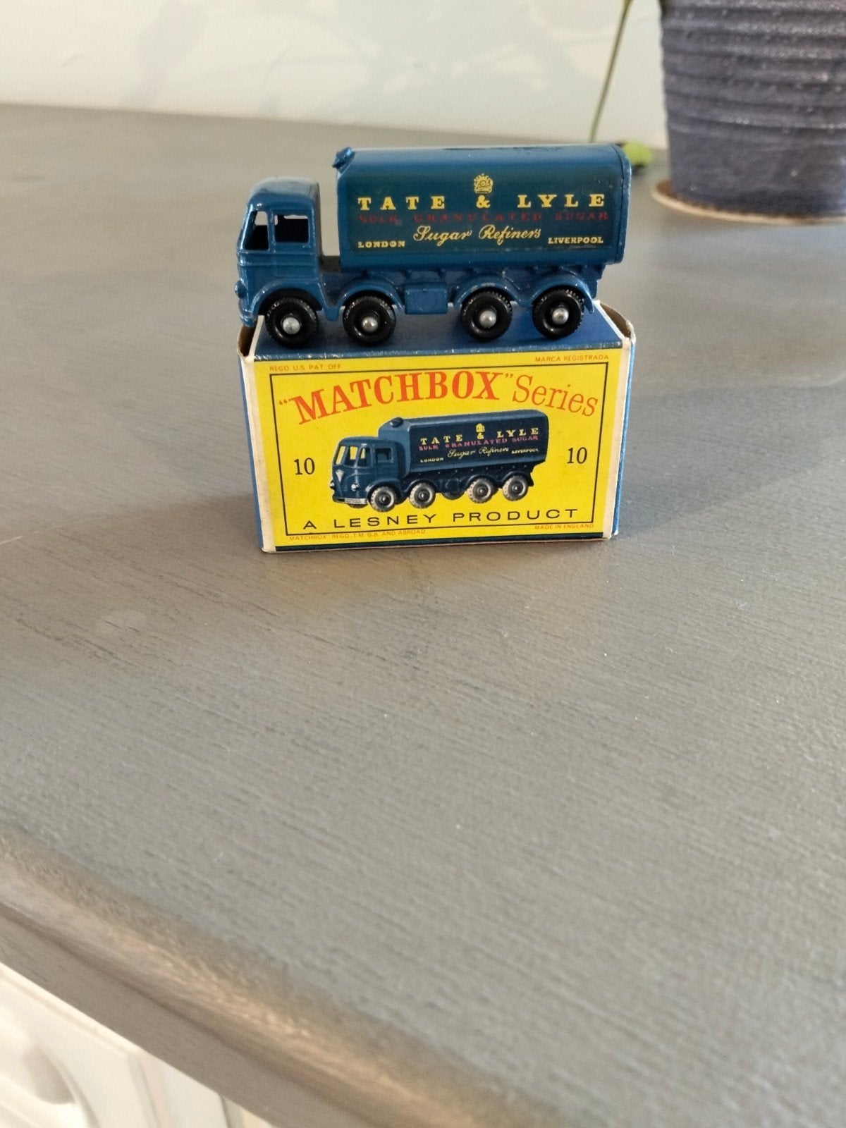 boîte d'allumettes D-BOX n 10 Sugar Container Truck Lesney, Enlèvement ou Envoi, Lesney