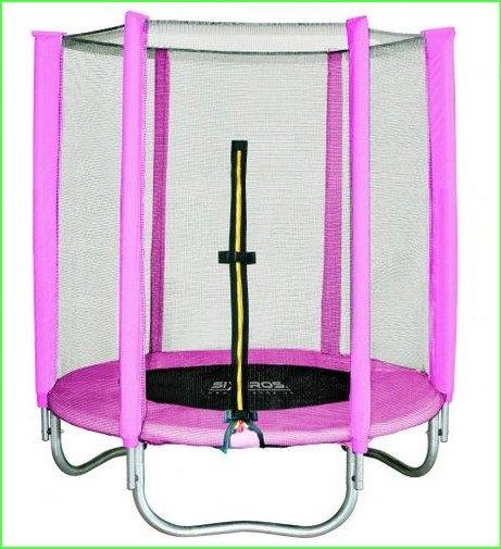 Trampoline de jardin SixBros. SixJump 1,40 m, rose, Enlèvement, Utilisé
