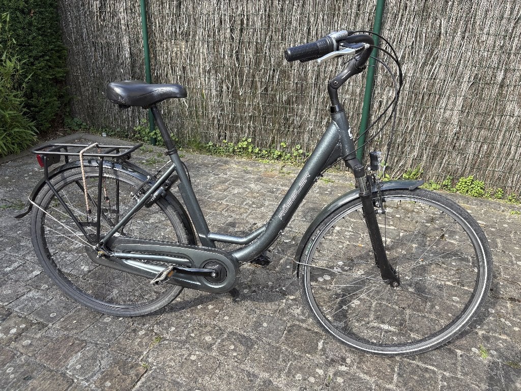 Stadsfiets met laag frame, Minder dan 10 versnellingen, Gebruikt, Velgrem, Ophalen