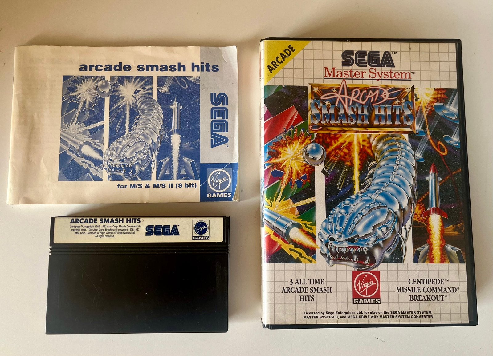 Arcade smash hits, Games en Spelcomputers, Ophalen, Zo goed als nieuw, Master System