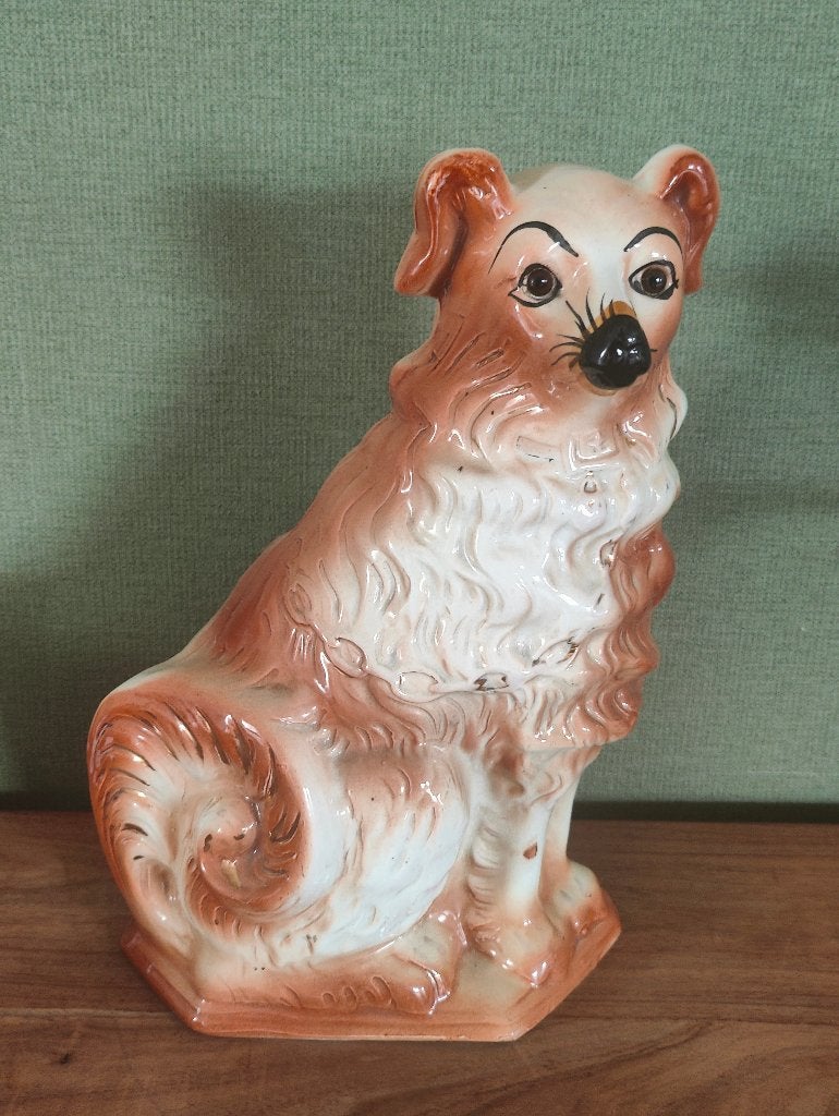 Porseleinen hondenbeeld - Bo'ness Pottery Schotland, Enlèvement ou Envoi