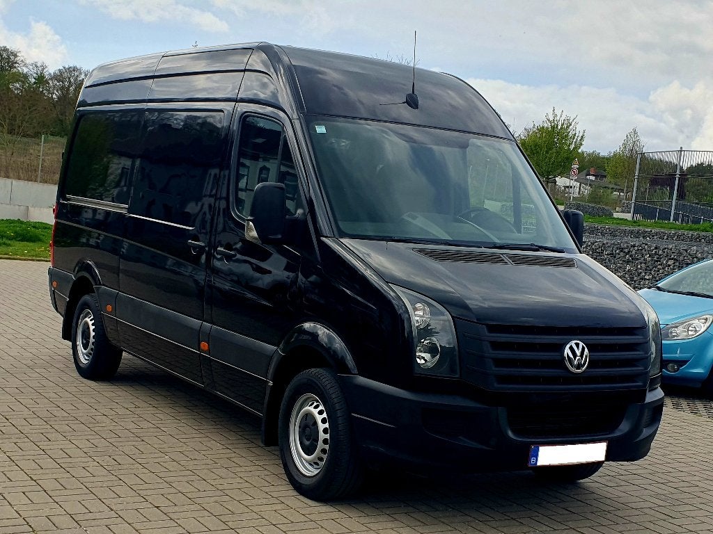 Volkswagen Crafter 2.0TDi-L2 H2-126.000km-Euro 6-Clim-Ctok, Autos, Euro 6, 3 places, Noir, 5 portes