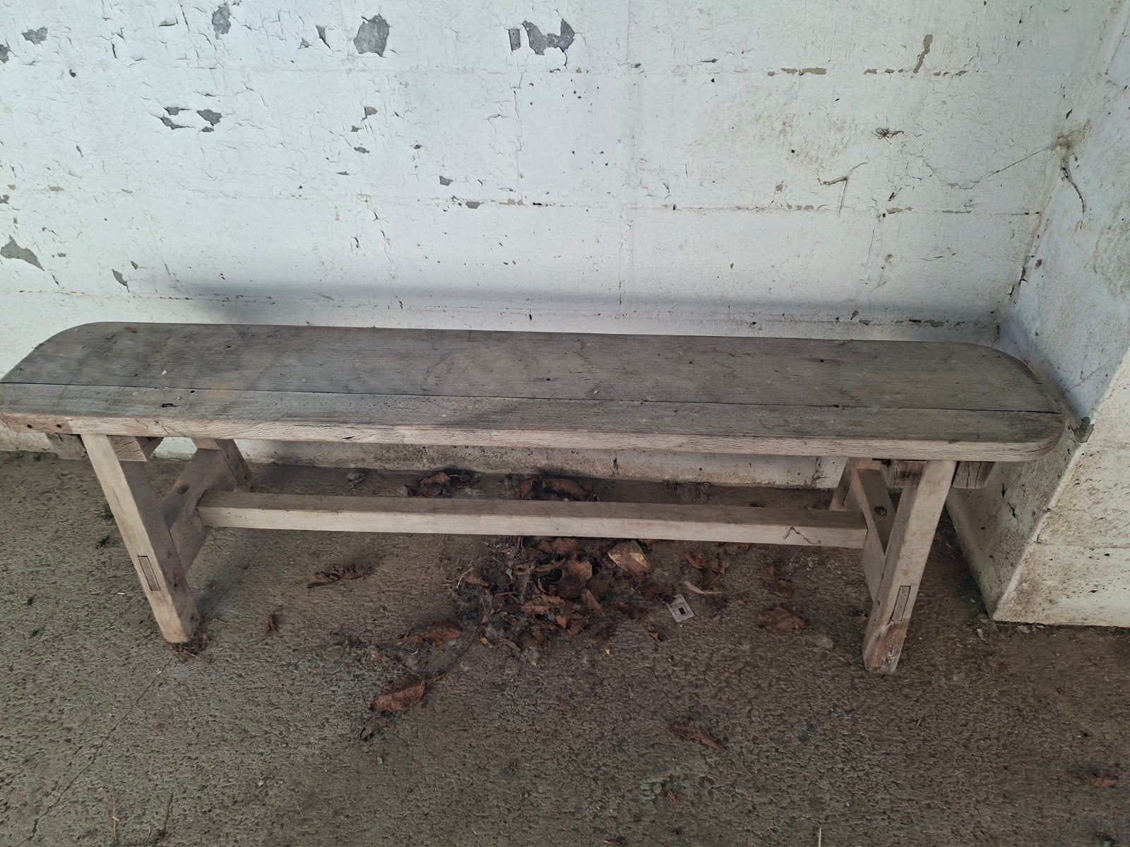 Ancien banc non traité, Tuin en Terras, Tuinbanken, Ophalen of Verzenden