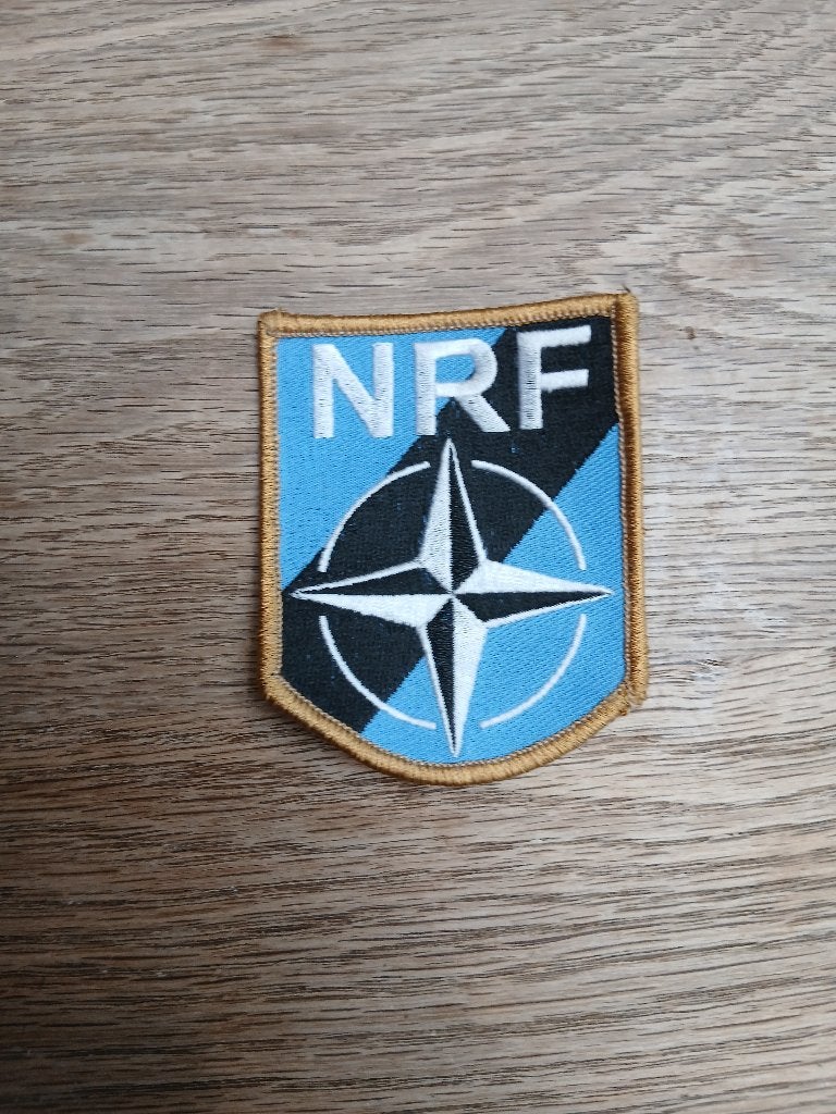 Patch OTAN NRF, Enlèvement ou Envoi, Armée de terre, Emblème ou Badge
