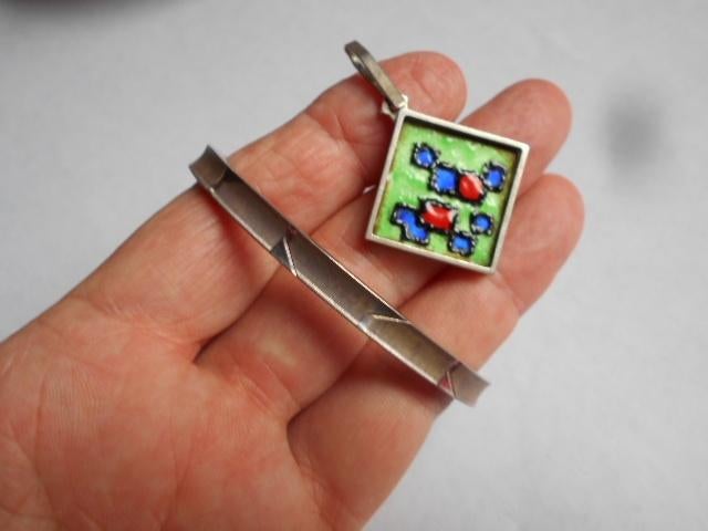 argent, ambre, vintage, etc., Enlèvement ou Envoi, Comme neuf, Argent, Argent