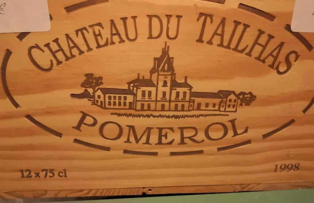 Chateau Du Tailhas Pomerol 1998 12x75cl
Bewaard in de kelder, Ophalen
