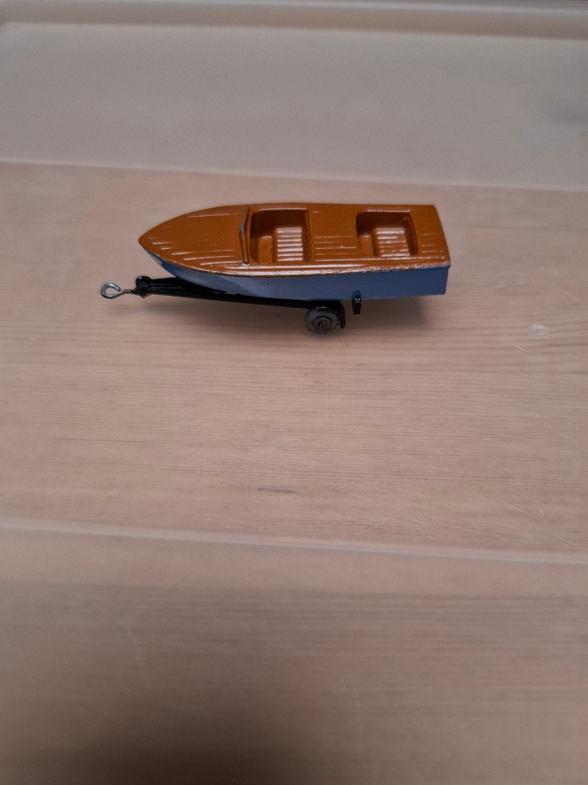 Lesney (matchbox) sports boat en trailer., Ophalen of Verzenden