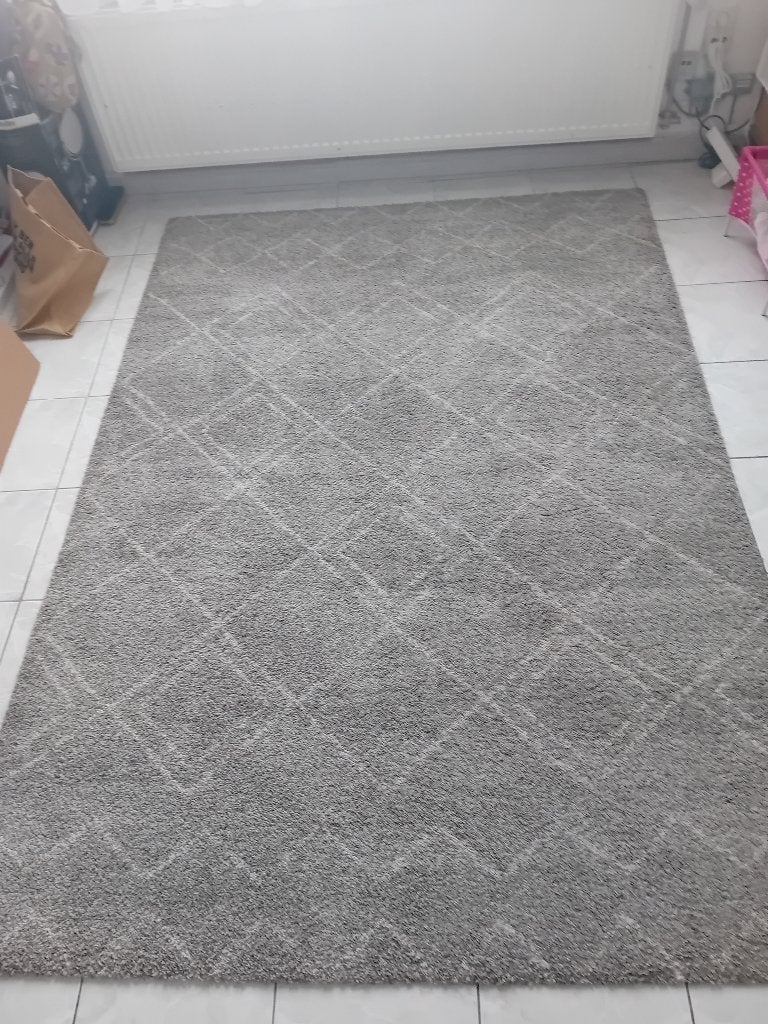 Tapijt, Huis en Inrichting, Ophalen, Gebruikt, Grijs