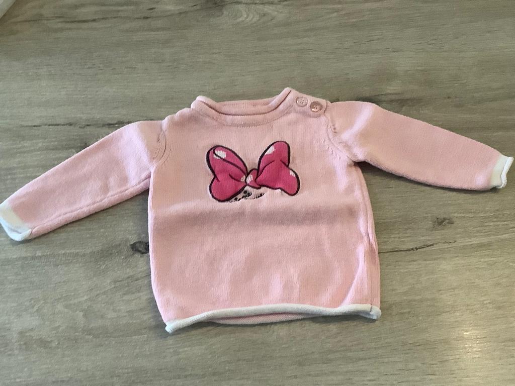 Pull Disney Minnie Mouse pour bébé (taille 62), Disney, Enlèvement ou Envoi, Pull ou Veste, Comme neuf