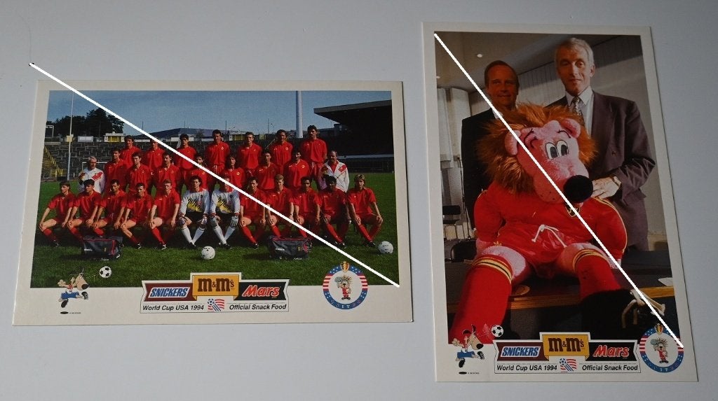 Belgique/Diables Rouges/M&M's/Coupe du monde 94/Complet, Collections, Envoi, Comme neuf, Cartes de joueur