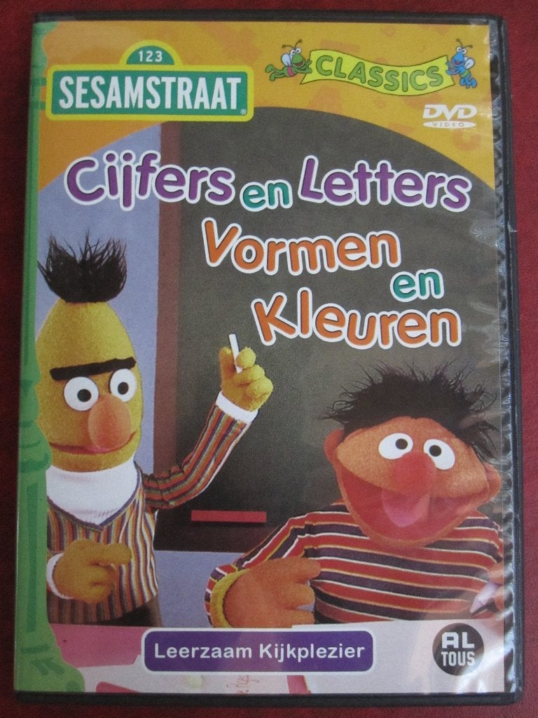 Sesamstraat - Cijfers En Letters, Vormen En Kleuren, Cd's en Dvd's, Dvd's | Kinderen en Jeugd, Alle leeftijden, Tv-serie, Zo goed als nieuw