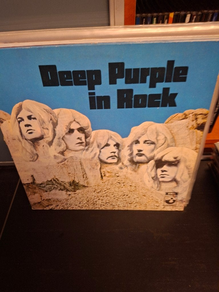 lp - deep purple - in rock - vak 5, LP, Gebruikt, Ophalen of Verzenden, Hardrock