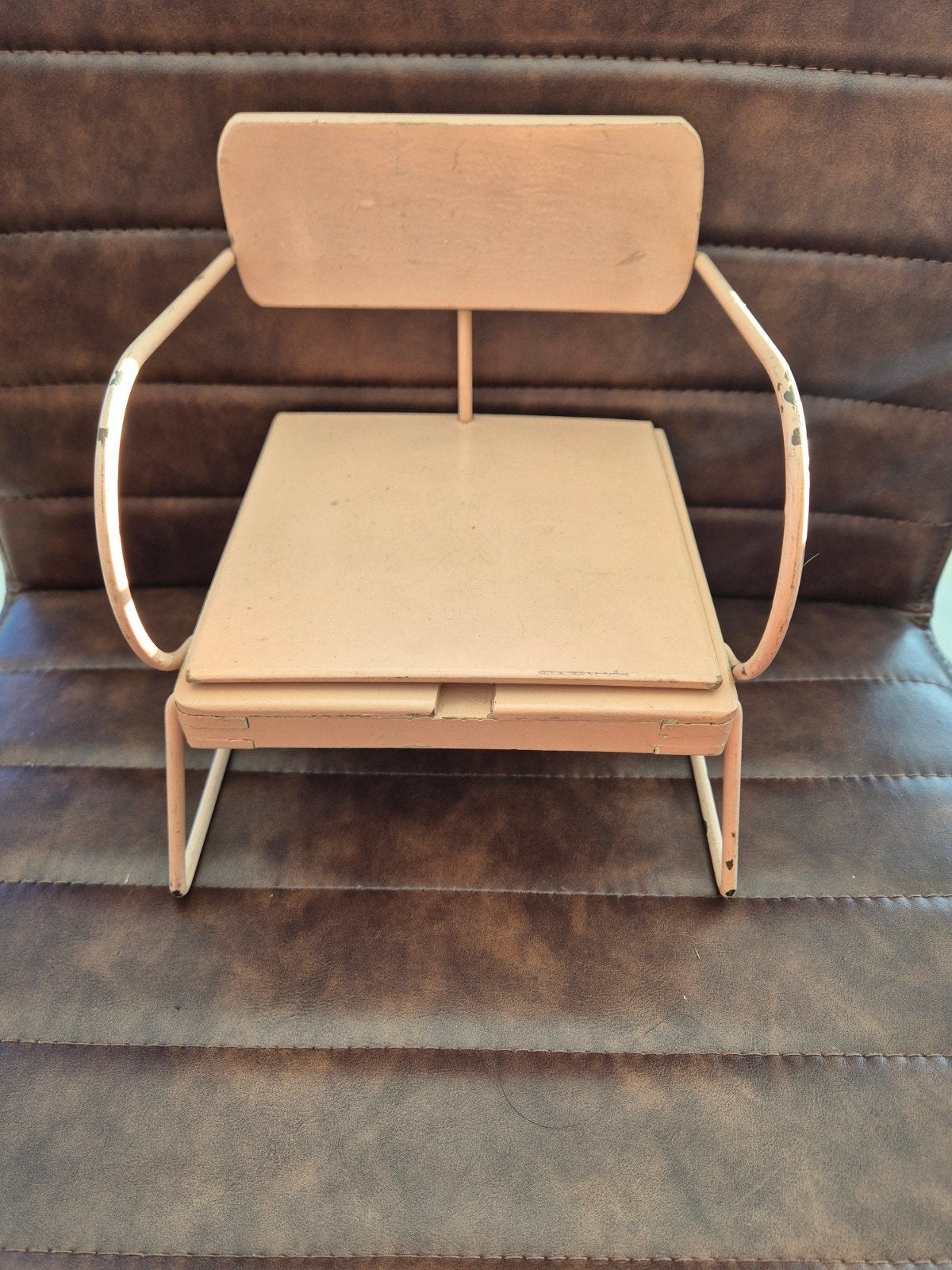 Chaise percée pour poupée vintage, Ophalen of Verzenden