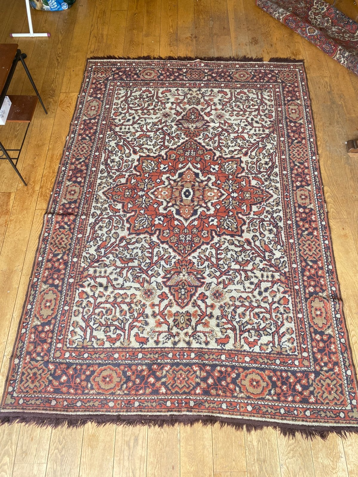 Groot oosters vloerkleed, Huis en Inrichting, Ophalen, Beige, 200 cm of meer, Zo goed als nieuw