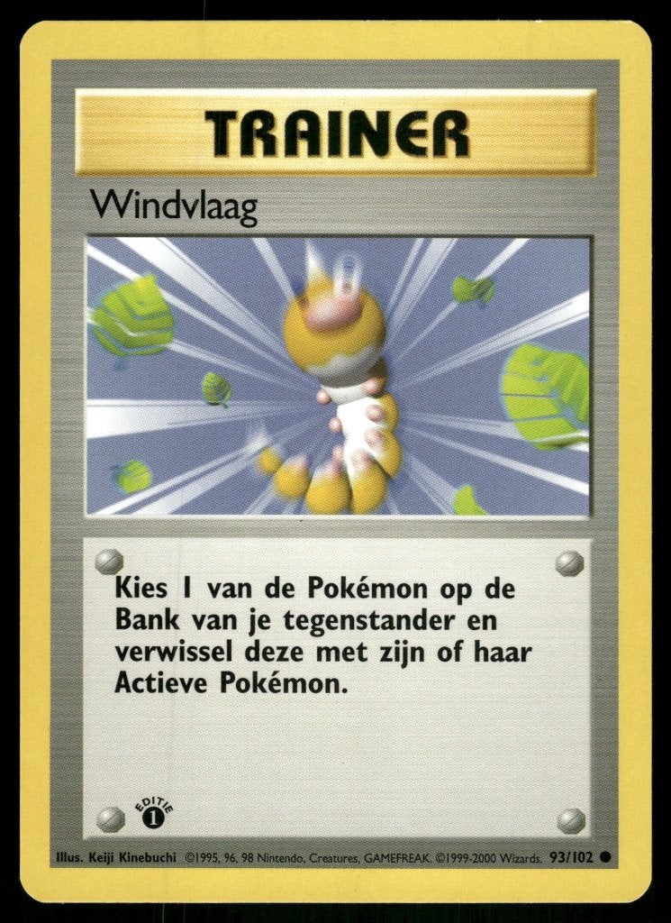 Gust of Wind 93/102 - Base (1st edition) (NL) (NM), Verzenden, Gebruikt