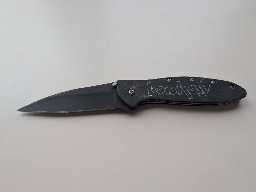 kershaw leek zakmes, Ophalen of Verzenden, Zo goed als nieuw