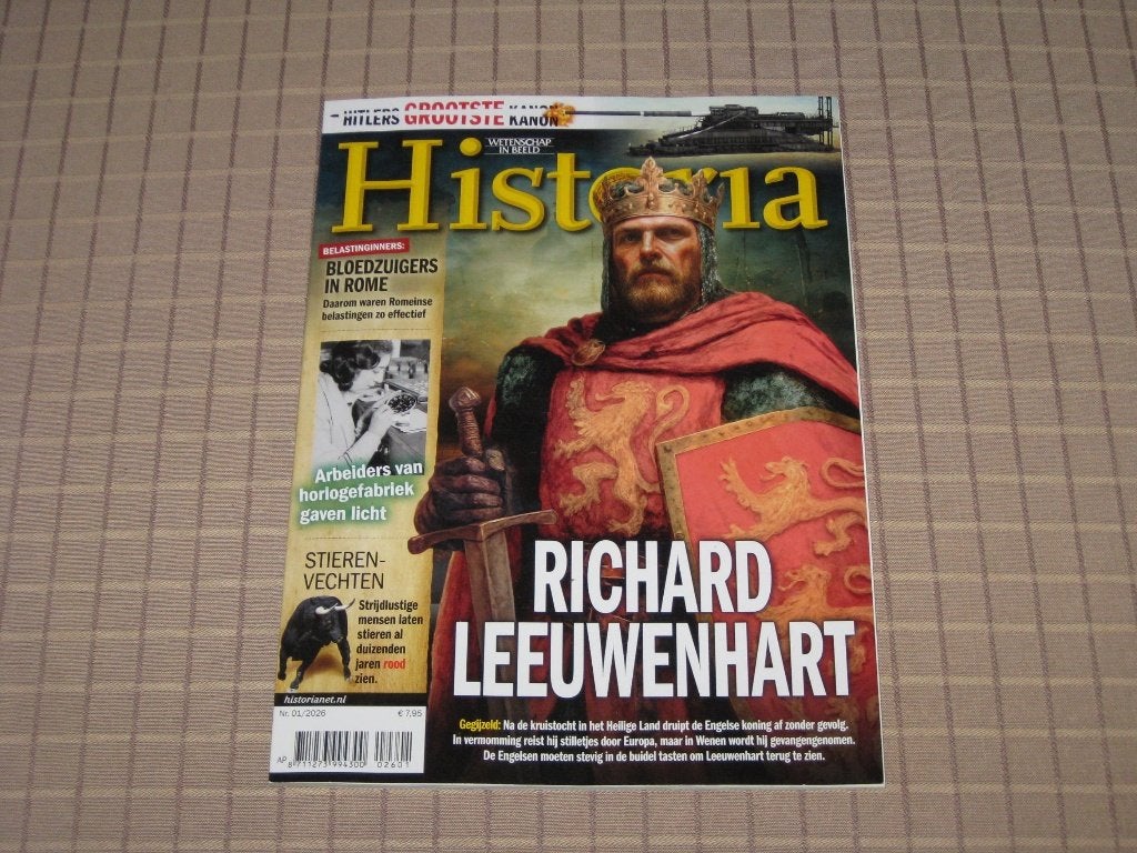 Tijdschrift Historia 01/2026, Verzenden, Tijdschrift