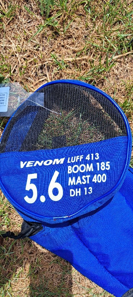 S2 Maui Venom 2021 racezeilen – 5.6 / 6.2 / 6.9 / 7.5 / 8.2, Watersport en Boten, Met draagtas, Zo goed als nieuw, Zeil, Ophalen