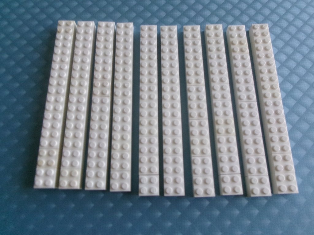 100 briques blanches Lego 2x2, Enfants & Bébés, Jouets | Duplo & Lego, Utilisé, Lego, Briques en vrac, Plusieurs sets, Enlèvement ou Envoi