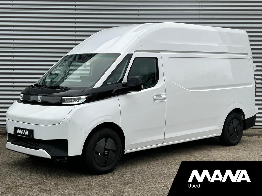 Farizon SV L2H3 83 kWh / 232 PK Lanceringseditie Trekhaak Ac, Auto's, Gebruikt, Wit, Leder, 2330 kg