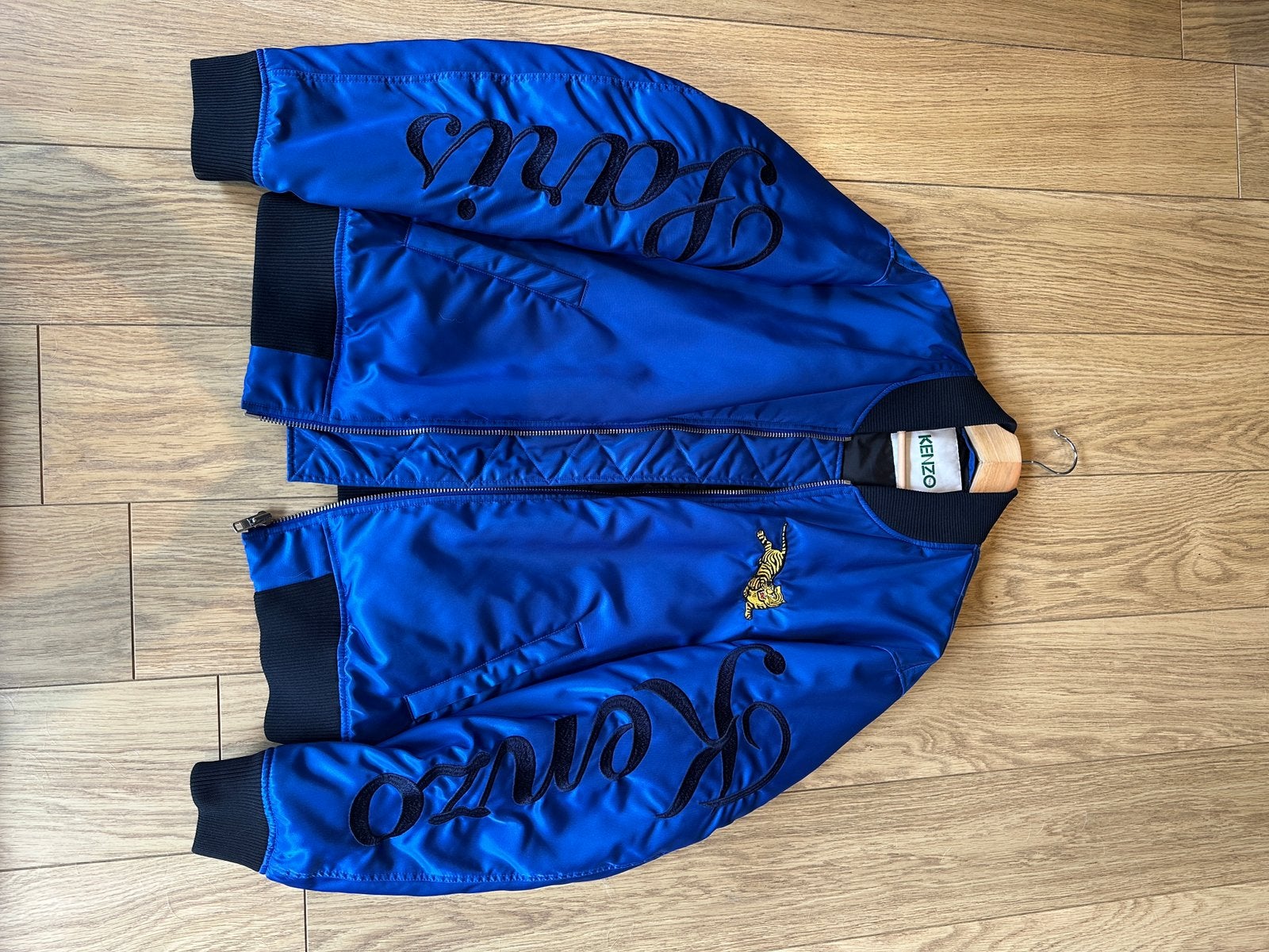 Veste Bomber Kenzo Bleu Homme, Ophalen, Zo goed als nieuw, Blauw