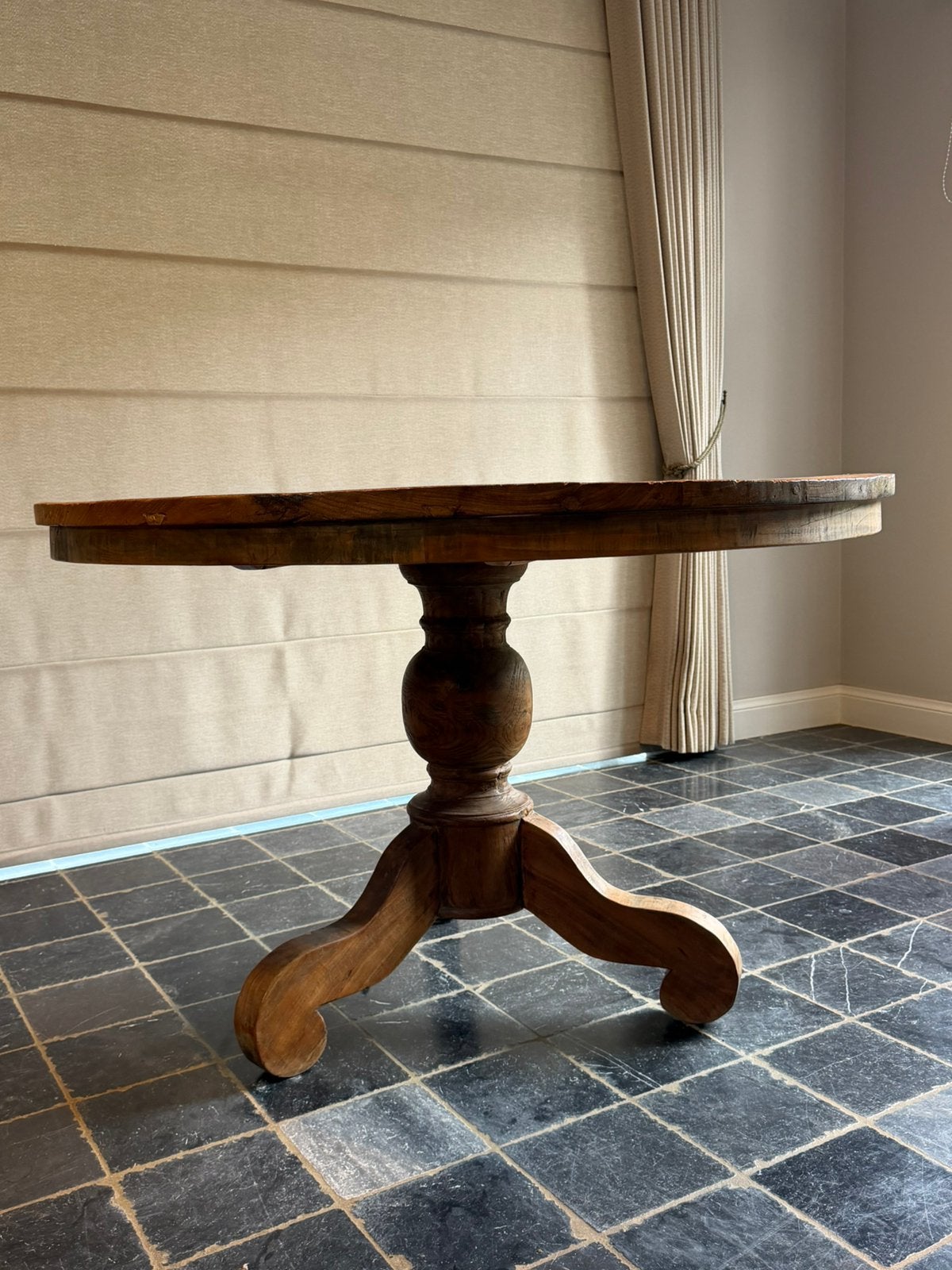 Houten ronde tafel (keuken of woonkamer), Antiek en Kunst, Ophalen