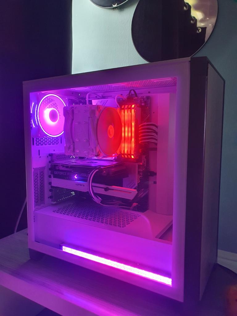 Pc gamer full ultra HD, Computers en Software, Desktop Pc's, Zo goed als nieuw, SSD, 32 GB, Met videokaart, Met monitor, Gaming