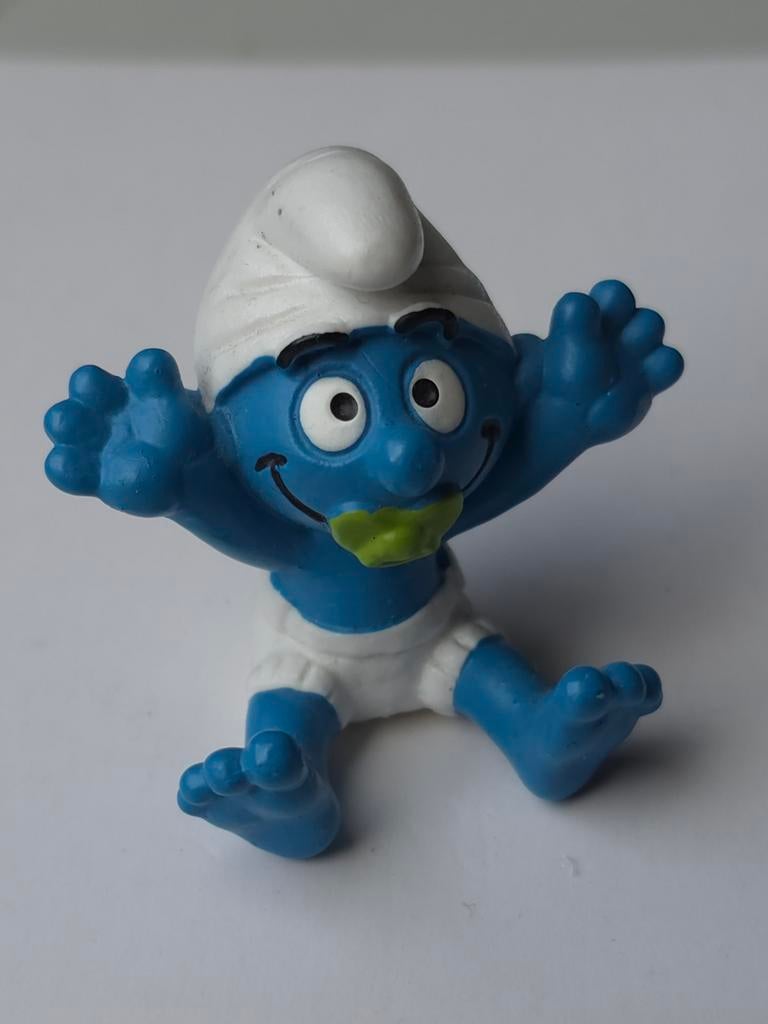 Figurine Bébé schtroumpf, Collections, Schtroumpfs, Envoi, Neuf, Bébé Schtroumpf, Poupée, Figurine ou Peluche