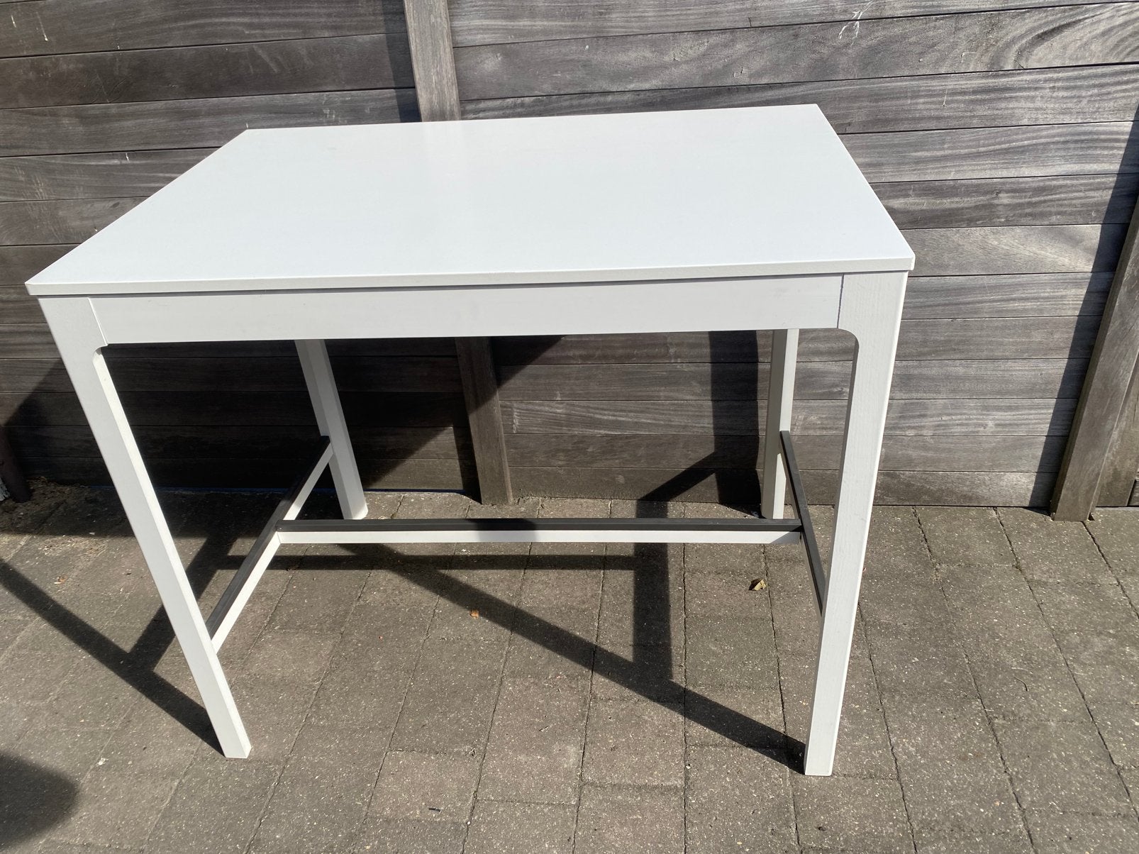 Hoge tafel + 2 stoelen te koop, Huis en Inrichting, Tafels | Statafels, Ophalen, Gebruikt