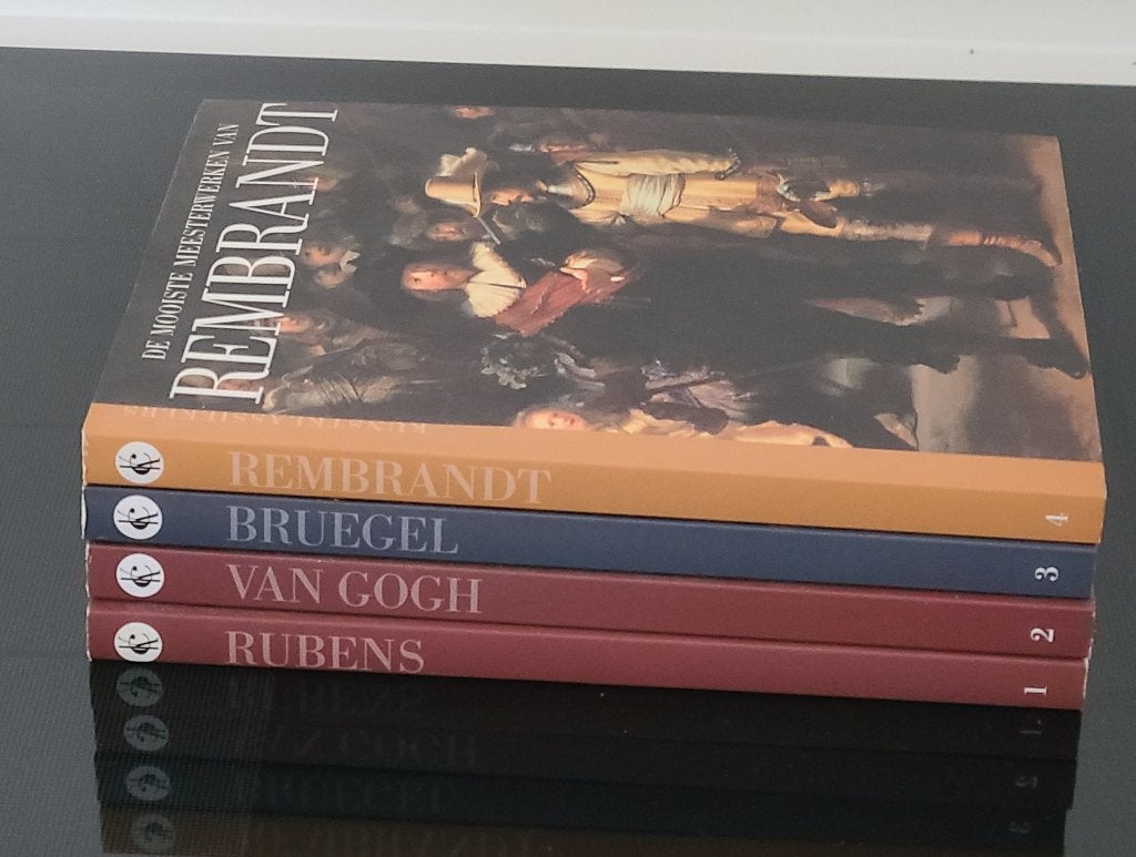 Prachtig: De mooste meesterwerken - 4-delige serie, Boeken, Ophalen, Het Laatste Nieuws, Zo goed als nieuw, Schilder- en Tekenkunst