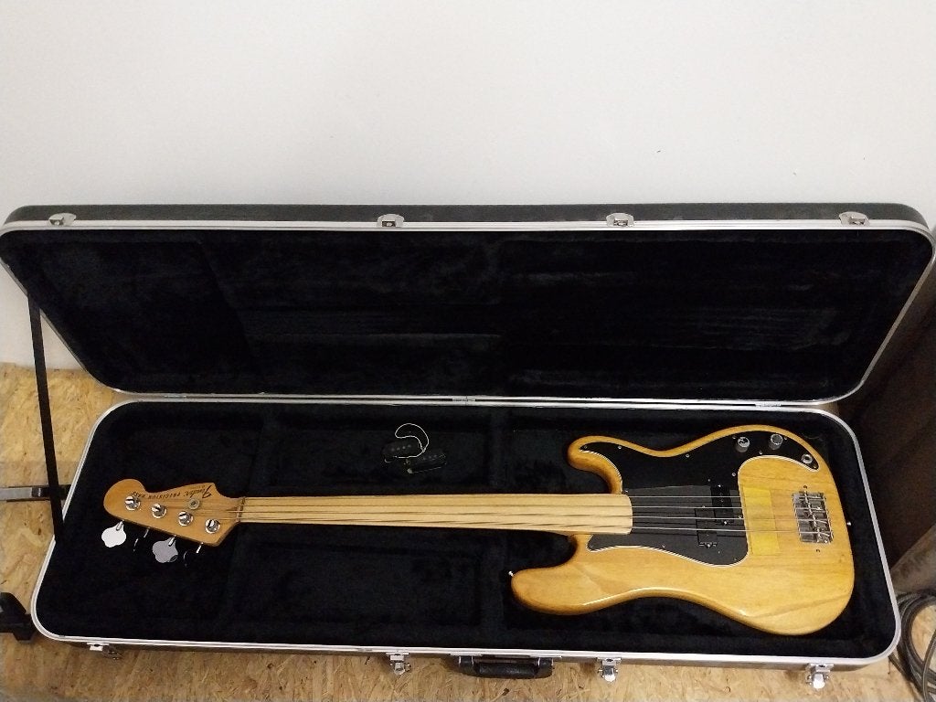 Fender Precision bass 1978 fretless, Enlèvement, Utilisé, Électrique, Fretless