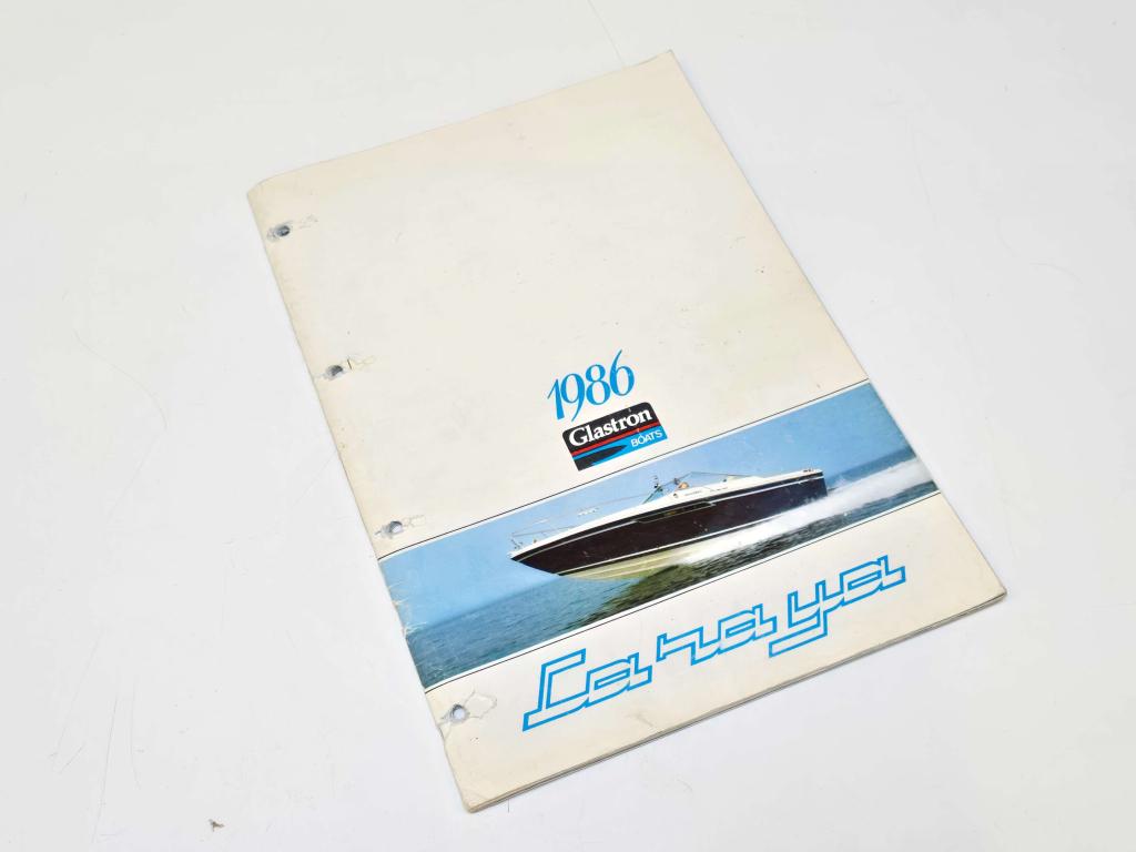 Originele GLASTRON (La Raya) folder 1986 modellen-reeks, Watersport en Boten, Niet ingevuld, Gebruikt, Niet ingevuld, Ophalen of Verzenden